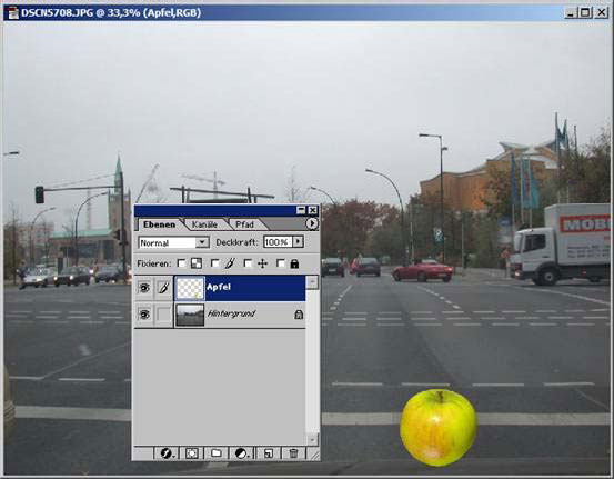 Adobe Photoshop Deckkraft 11.84